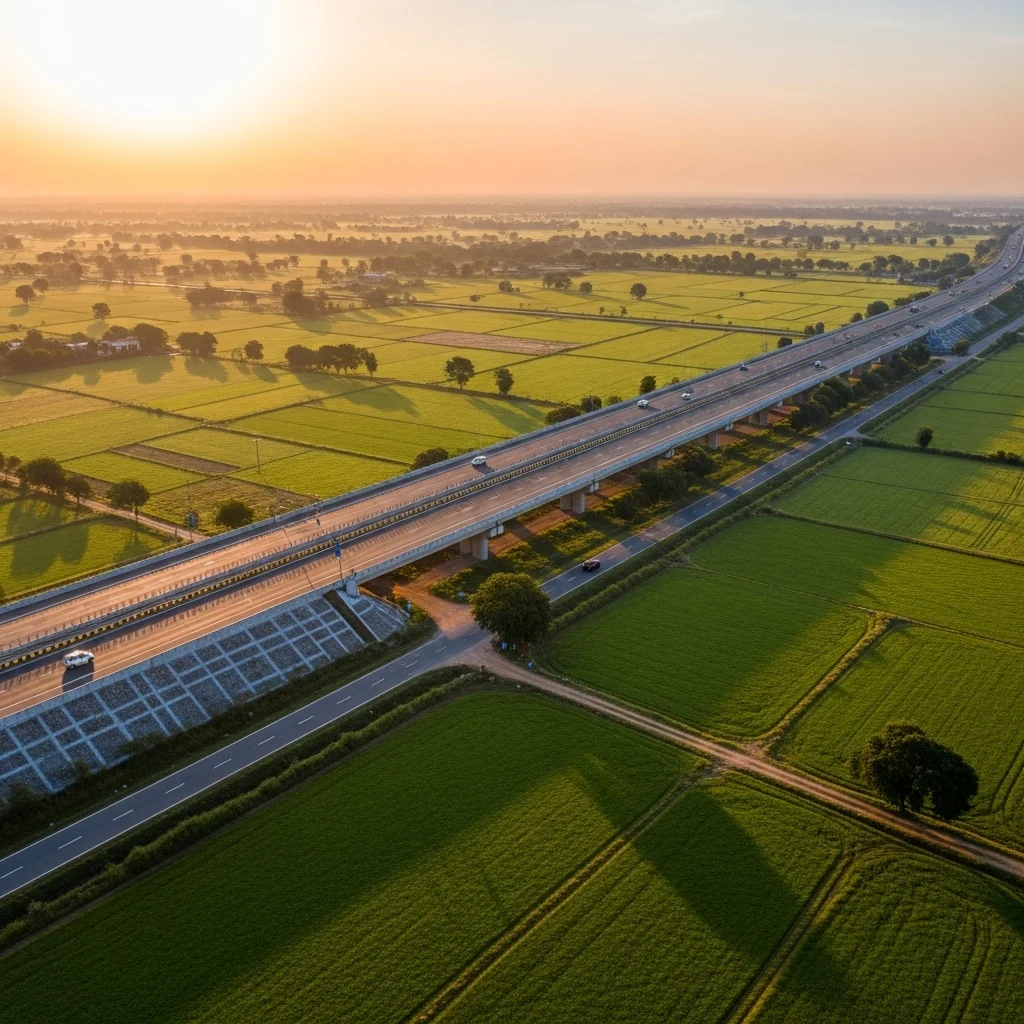 North Ring Road Aerial View